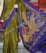 Pen Kalamkari saree