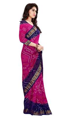 Multicolor hand woven art silk sarees saree with blouse 4