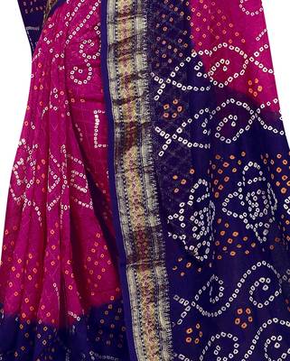 Multicolor hand woven art silk sarees saree with blouse 5