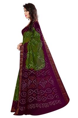 Multicolor hand woven art silk sarees saree with blouse 3