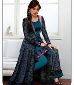 Neha Sharma designer salwar kameez with long jacket style over coat