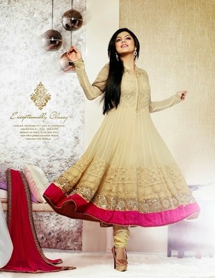 madhubala long frocks