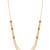 M4u Fashion Four Line Antique Golden Chain Long Necklace