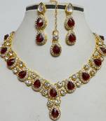 Red diamond necklace-sets