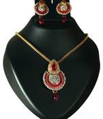 Red diamond necklace-sets