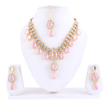 Pink diamond necklace-sets 1