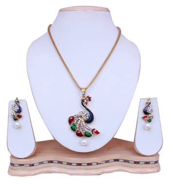 Multicolor diamond necklaces 1