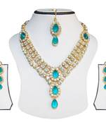 Blue diamond necklace-sets