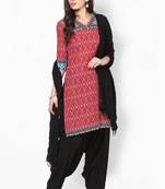 Black Solid Patiala Salwar With Dupatta - PAT1