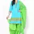 Parrot Green Solid Patiala Salwar With Dupatta - PAT3