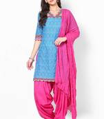 Magenta Solid Patiala Salwar With Dupatta - PAT5