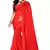 Red Woven Georgette Saree With Blouse