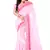 Light Baby Pink Woven Georgette Saree With Blouse