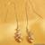 Diamond Look Choclate Pearl Sui Dhaga Earrings