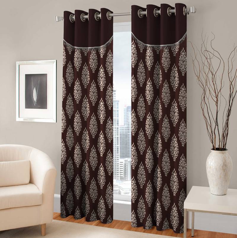Door Eyelet Curtain Set Of 2 Fashion Fab 2033225