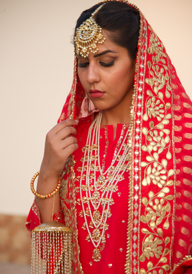 Kundan Pearl Pachlada Rani Haar Necklace 3