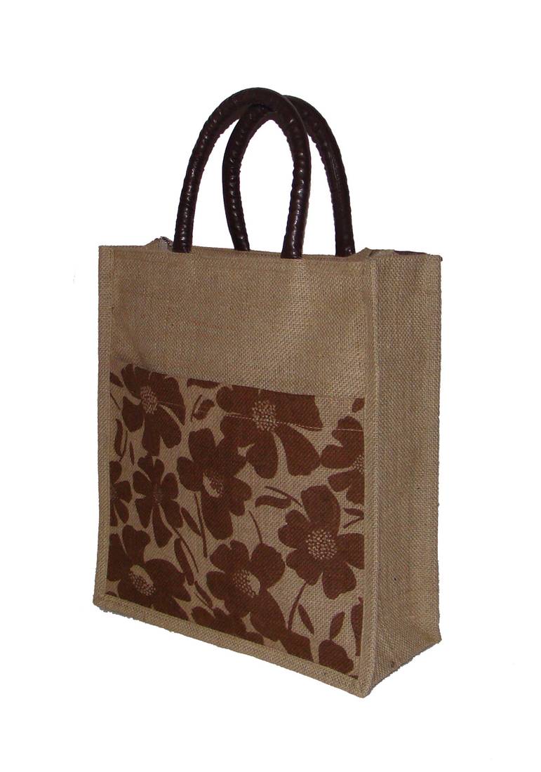 Beige Jute designer totebags Foonty 2037501