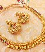 Royal Multi-Color Kemp Mango Necklace Set