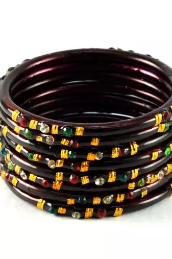 M,C,Ib Stone Studded Bangles