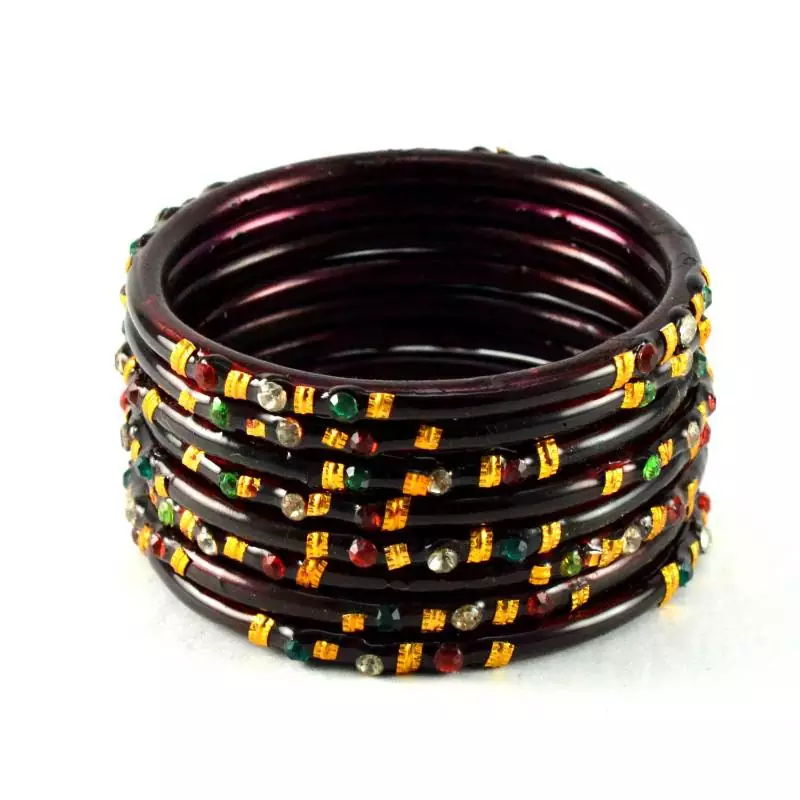 M,C,Ib Stone Studded Bangles