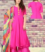 Rani printed Faux Georgette UnStitched Dress Material