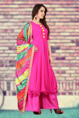 Rani printed Faux Georgette UnStitched Dress Material 2