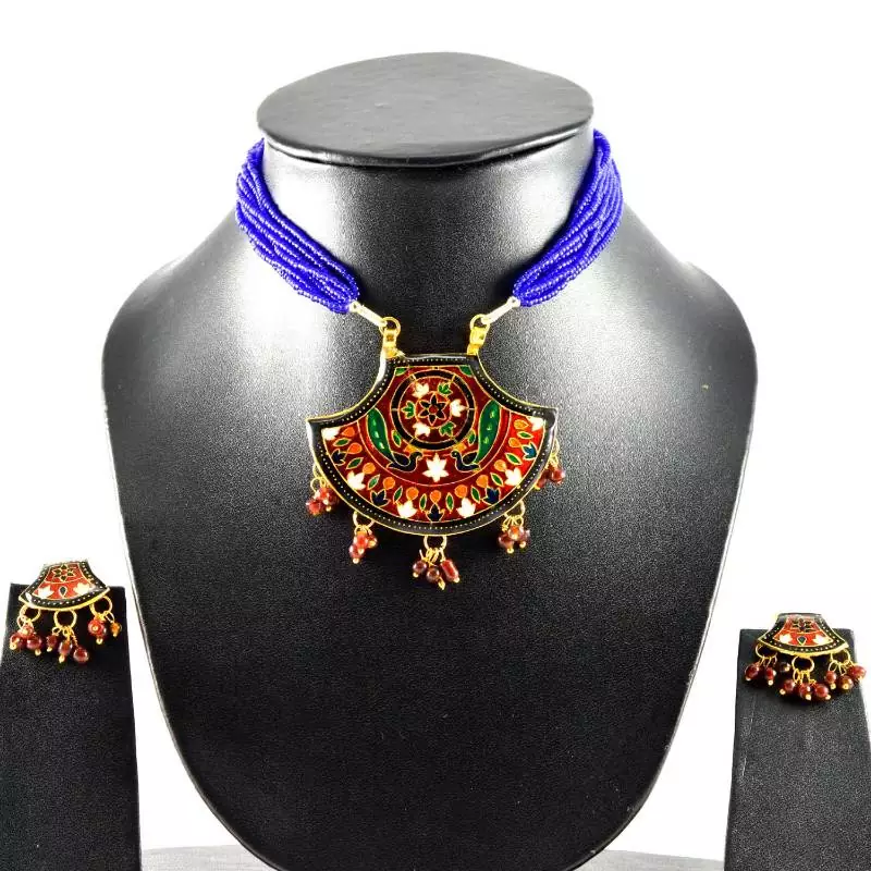 Designer Necklace With Earing