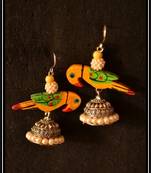 Pearl Handcrafted Semi-Precious Bead Earrings