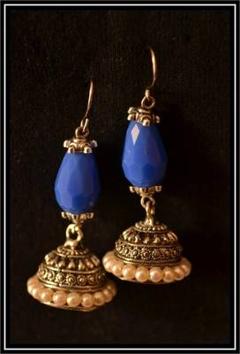 Pearl Handcrafted Semi-Precious Bead Earrings 2