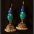 Pearl Handcrafted Semi-Precious Bead Earrings
