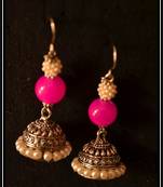 Pearl Handcrafted Semi-Precious Bead Earrings