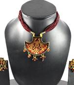 Trendy necklace with earing