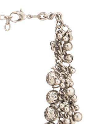 Silver Balls Ghungroo Beaded Necklace 2