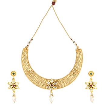 Yellow cubic zirconia necklace-sets 3
