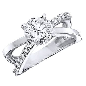 Silver Cubic Zirconia Rings 2