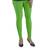 Parrot Green Cotton Lycra Women Leggings Ankle Length