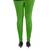 Parrot Green Cotton Lycra Women Leggings Ankle Length