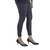 carbon black cotton lycra women leggings ankle length
