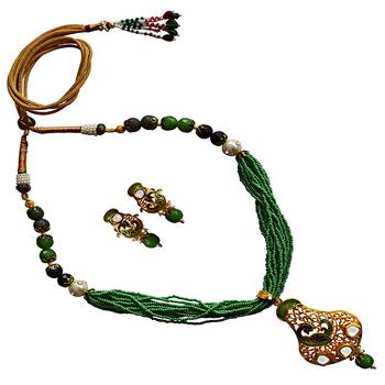 Meenakari Eid Festival Chid Mala Necklace Set 2