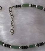 Green jade anklets