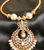 BEAUTIFUL HANDMADE PEARL GANESHA NECKLAC DJ04370