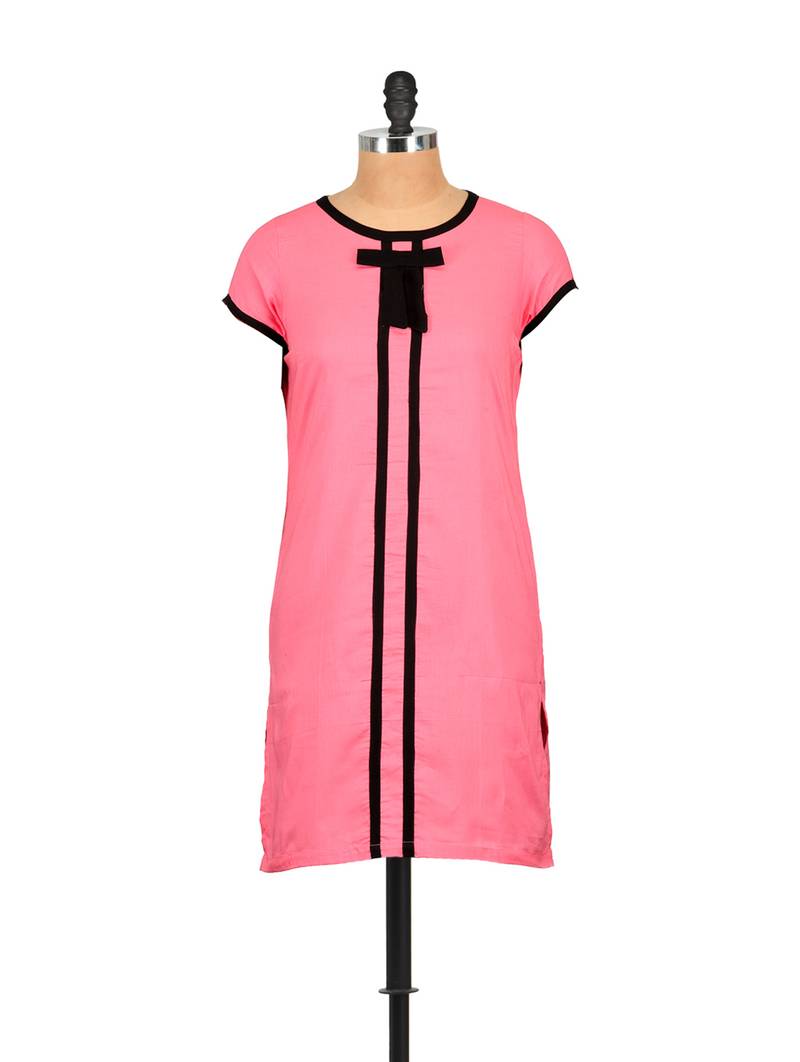 Pink Bow Kurti