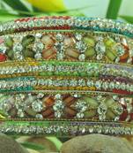 Multi Color New Design Lakh Bangles 6 Pcs Set
