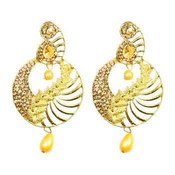 Gold Diamond jewellery gemstone-earrings 1
