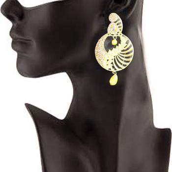 Gold Diamond jewellery gemstone-earrings 2