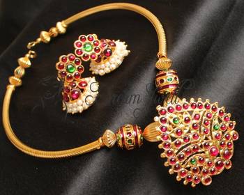 Beautiful Handmade Kemp Temple Necklace Set  1