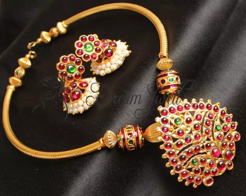 Beautiful Handmade Kemp Temple Necklace Set 