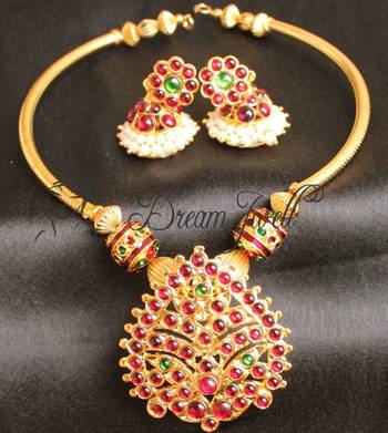 Beautiful Handmade Kemp Temple Necklace Set  2
