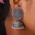 Oxidised Silver Plating Handmade Jhumka Earrings