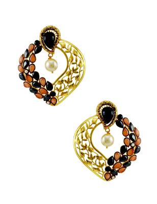 Orange american_diamonds danglers-drops 1